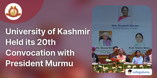 University of Kashmir Held its 20th Convocation with President Murmu as the Chief Guest; Check Details Here